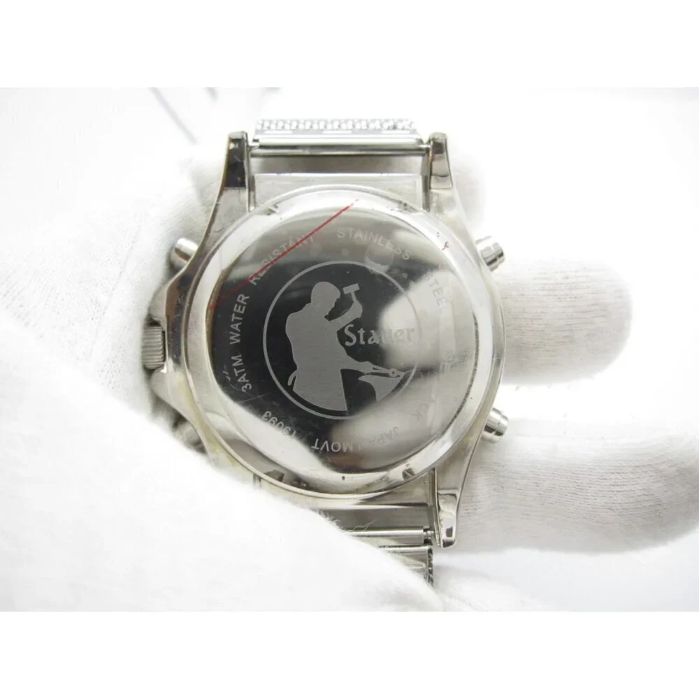 Men Stauer Digital/Analog Quartz Centurion 46mm Round Watch (H948) 